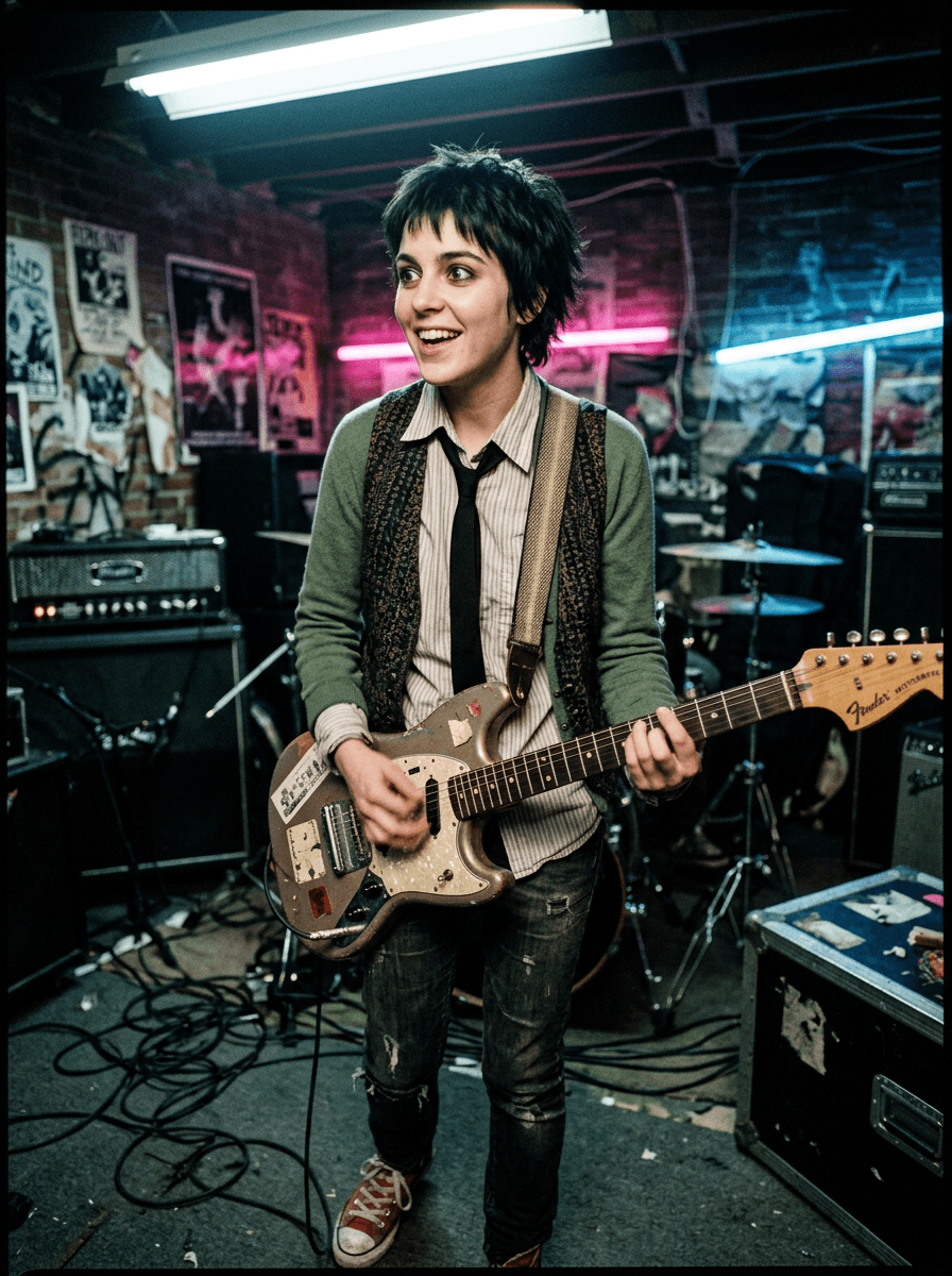 Roni Klepp, lead vocals, rhythm guitar